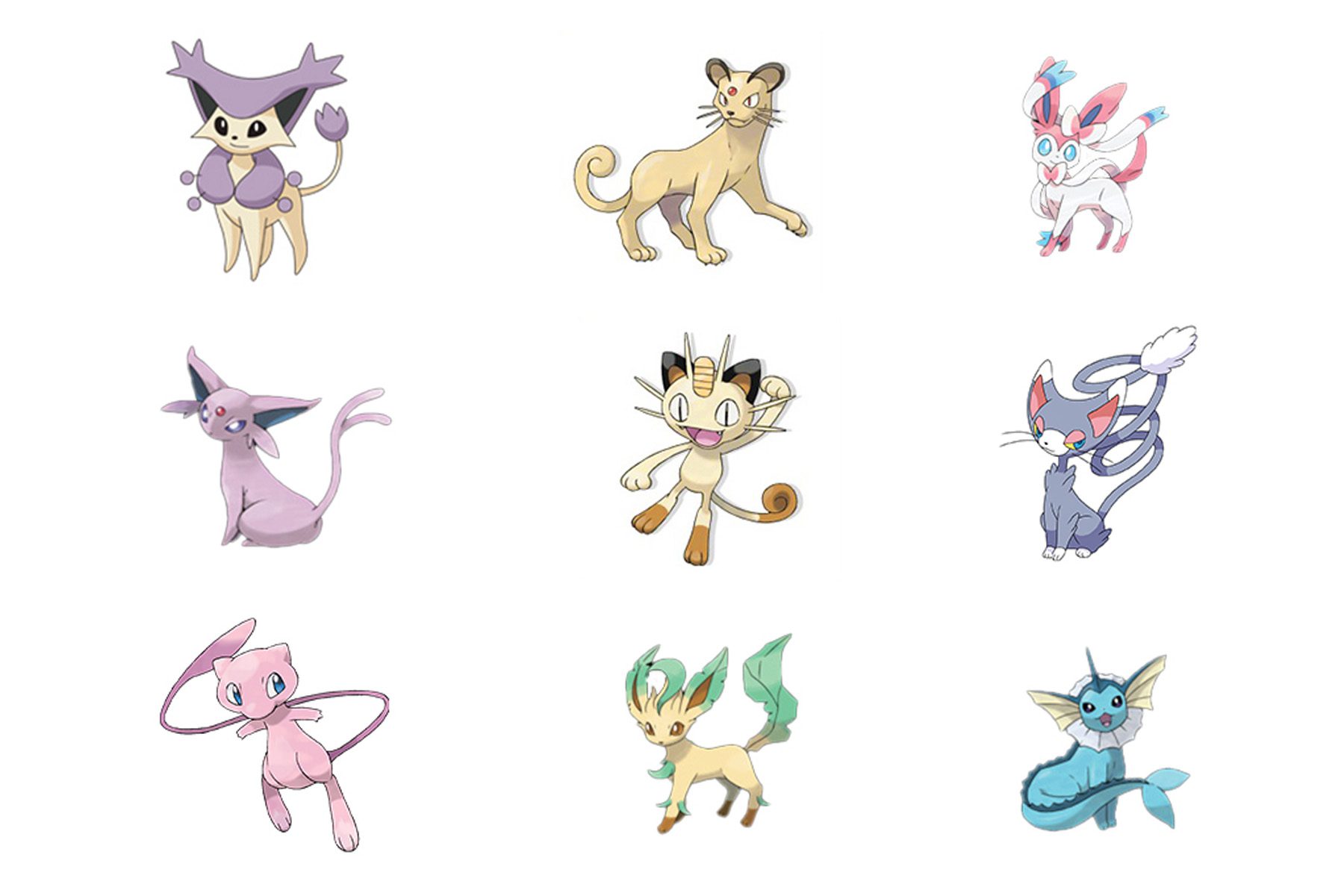 Pokemon Names for Cats